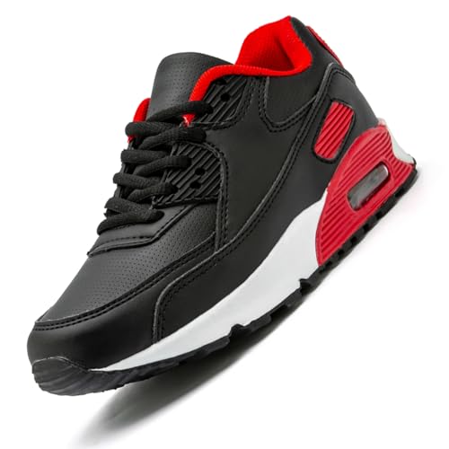 VTASQ Kinder Wanderschuhe rutschfest Outdoor Walkingschuhe Laufschuhe Trekking Atmungsaktiv Sneakers Jungen Mädchen schwarz 38 EU von VTASQ