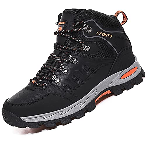 VTASQ Wanderschuhe Herren Damen Trekkingschuhe Leichte Outdoor Trekkingschuhe Knöchel Schuhe Herren Sneaker Ultralight Sportschuhe für Camping Schwarz 40EU von VTASQ