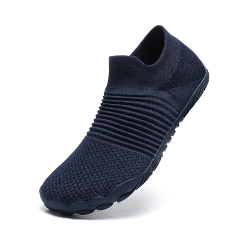 VTASQ Wasserschuhe Badeschuhe Damen Herren Strandschuhe Schnell Trocknend Slip on Breathable Schwimmschuhe Surfschuhe für Beach Pool Surfen Yoga 36-45 Blau 43EU von VTASQ