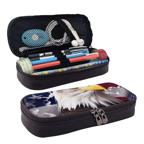 American Wastern Texas Star Federmäppchen mit Reißverschluss, großes Fassungsvermögen, ästhetisches Federmäppchen, tragbar, Büro, Schreibwaren, Make-up-Tasche, Schreibtisch-Organizer-Tasche für American Wastern Texas Star Federmäppchen mit Reißverschluss, großes Fassungsvermögen, ästhetisches Federmäppchen, tragbar, Büro, Schreibwaren, Make-up-Tasche, Schreibtisch-Organizer-Tasche für von VTCTOASY