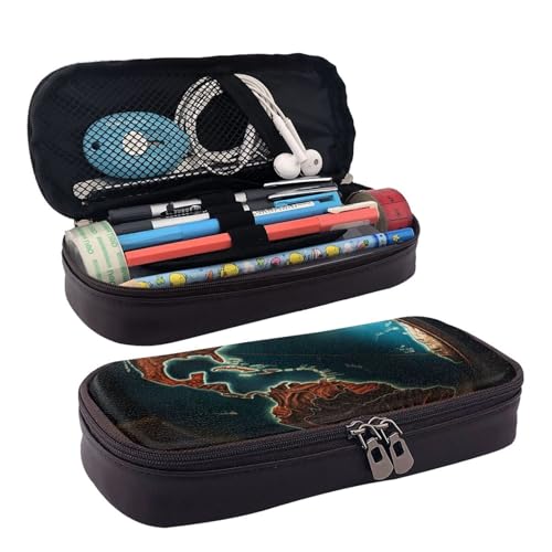 Schönes Federmäppchen mit Reißverschluss, großes Fassungsvermögen, ästhetisches Federmäppchen, tragbar, Büro, Schreibwaren, Make-up-Tasche, Schreibtisch-Organizer-Tasche für Erwachsene, Wunderschöner Schönes Federmäppchen mit Reißverschluss, großes Fassungsvermögen, ästhetisches Federmäppchen, tragbar, Büro, Schreibwaren, Make-up-Tasche, Schreibtisch-Organizer-Tasche für Erwachsene, Wunderschöner von VTCTOASY