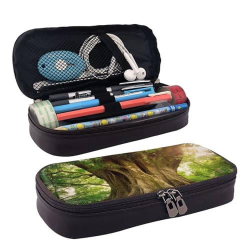 VTCTOASY Federmäppchen mit Reißverschluss, großes Fassungsvermögen, ästhetisches Federmäppchen, tragbar, für Büro, Schreibwaren, Make-up-Tasche, Schreibtisch-Organizer-Tasche, Dicker Baum, VTCTOASY Federmäppchen mit Reißverschluss, großes Fassungsvermögen, ästhetisches Federmäppchen, tragbar, für Büro, Schreibwaren, Make-up-Tasche, Schreibtisch-Organizer-Tasche, Dicker Baum, von VTCTOASY
