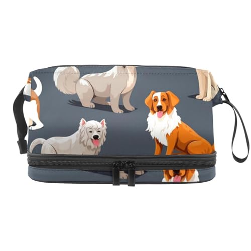 Make up Tasche klein,Make up Reisetasche,Alle Arten von Hunden,Make up Organizer Tasche von VTGHDEEQ