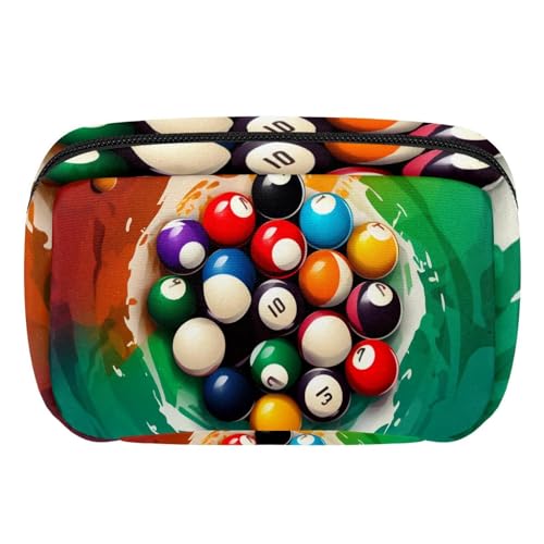 Make up Tasche klein,Make up Reisetasche,Billard Hintergrund,Make up Organizer Tasche von VTGHDEEQ