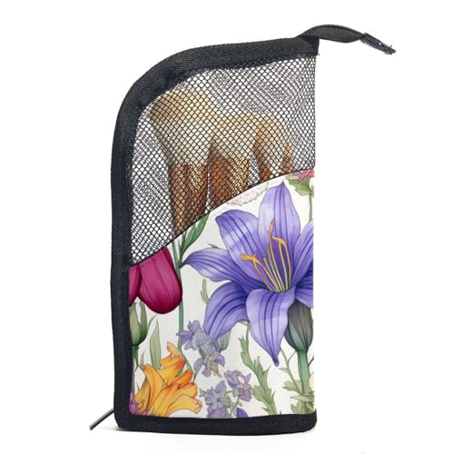 Make up Tasche klein,Make up Reisetasche,Florale Dschungelpflanze,Make up Organizer Tasche von VTGHDEEQ