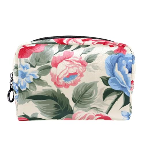 Make up Tasche klein,Make up Reisetasche,Florale Rosenmalerei,Make up Organizer Tasche von VTGHDEEQ