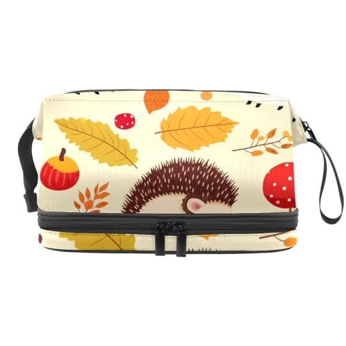 Make up Tasche klein,Make up Reisetasche,Herbsttiere,Make up Organizer Tasche von VTGHDEEQ