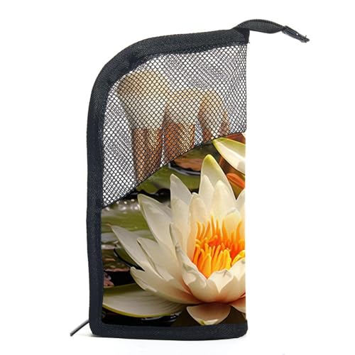 Make up Tasche klein,Make up Reisetasche,Kunst Blume Lotus,Make up Organizer Tasche von VTGHDEEQ