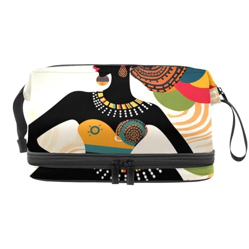 Make up Tasche klein,Make up Reisetasche,Schwarze Afroamerikanerin,Make up Organizer Tasche von VTGHDEEQ