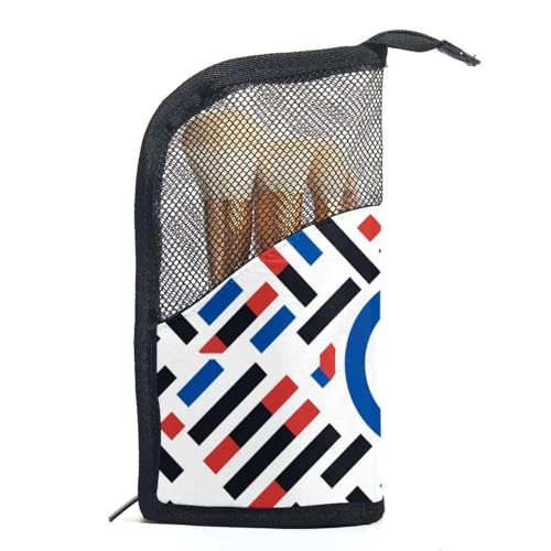 Make up Tasche klein,Make up Reisetasche,abstrakte Südkorea Flagge,Make up Organizer Tasche von VTGHDEEQ