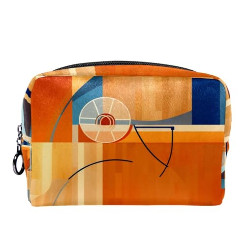 Make up Taschen für Damen,Kulturbeutel für Herren,Basketballspielsport,Reise Kosmetiktasche von VTGHDEEQ