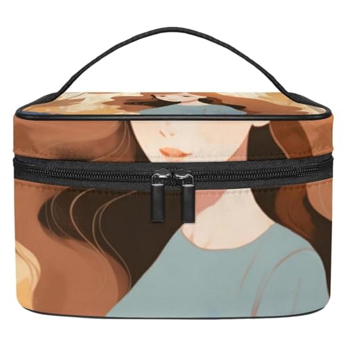 Make up Taschen für Damen,Kulturbeutel für Herren,Herbst und Mädchen,Reise Kosmetiktasche von VTGHDEEQ