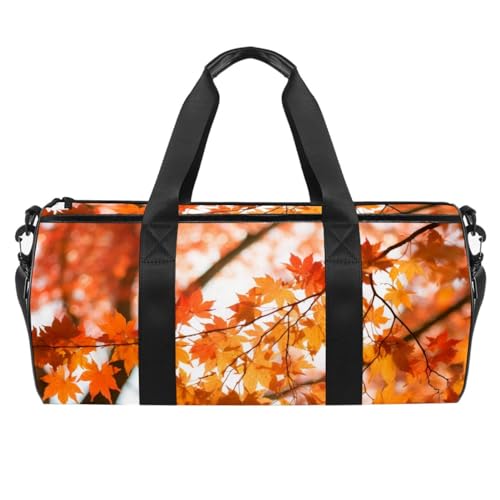 Reisetasche,Herren Sporttasche,Damen Sporttasche,Baum und Blätter der Herbstsaison,Sporttasche von VTGHDEEQ