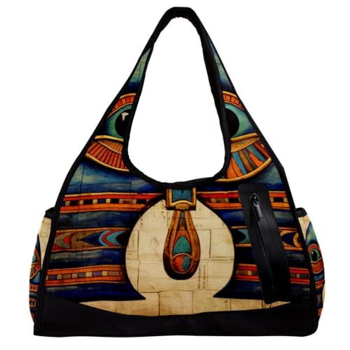 Reisetasche,Herren Sporttasche,Damen Sporttasche,altes ägypten ethnisches Retro,Sporttasche von VTGHDEEQ