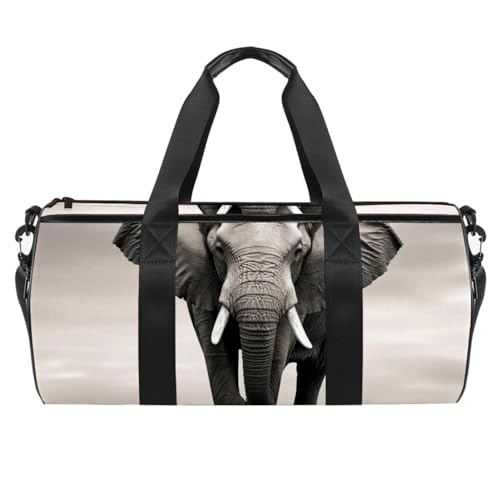Sporttaschen für Damen,Reisetasche für Reisen,Afrikanischer Elefant,Sporttasche für Herren von VTGHDEEQ