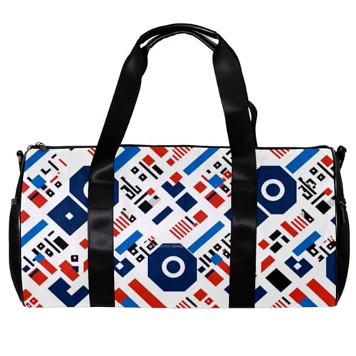 Sporttaschen für Damen,Reisetasche für Reisen,abstrakte Südkorea Flagge,Sporttasche für Herren von VTGHDEEQ