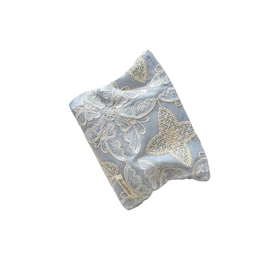 VTIDOBE Reise-Kosmetiktasche mit geräumigem Innenraum, stilvolles Schmetterlings-Design, Handtrage-Organizer, praktische Polyester-Handtasche, bl, Modern von VTIDOBE