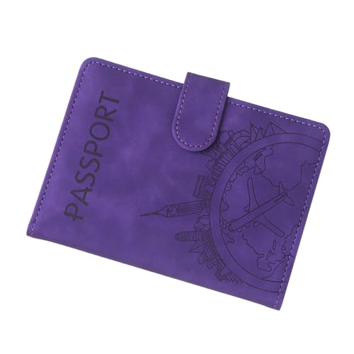 VTIDOBE Reisepasshülle aus PU-Leder Reisepasshüllen Organizer Reisebrieftasche Etui Organizer Reisepass Halter Hüllen Kartenetui, PL von VTIDOBE
