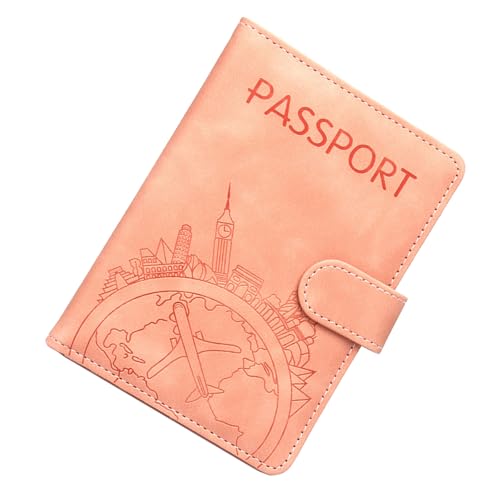 VTIDOBE Reisepasshülle aus PU-Leder Reisepasshüllen Organizer Reisebrieftasche Etui Organizer Reisepass Halter Hüllen Kartenetui, Pk von VTIDOBE