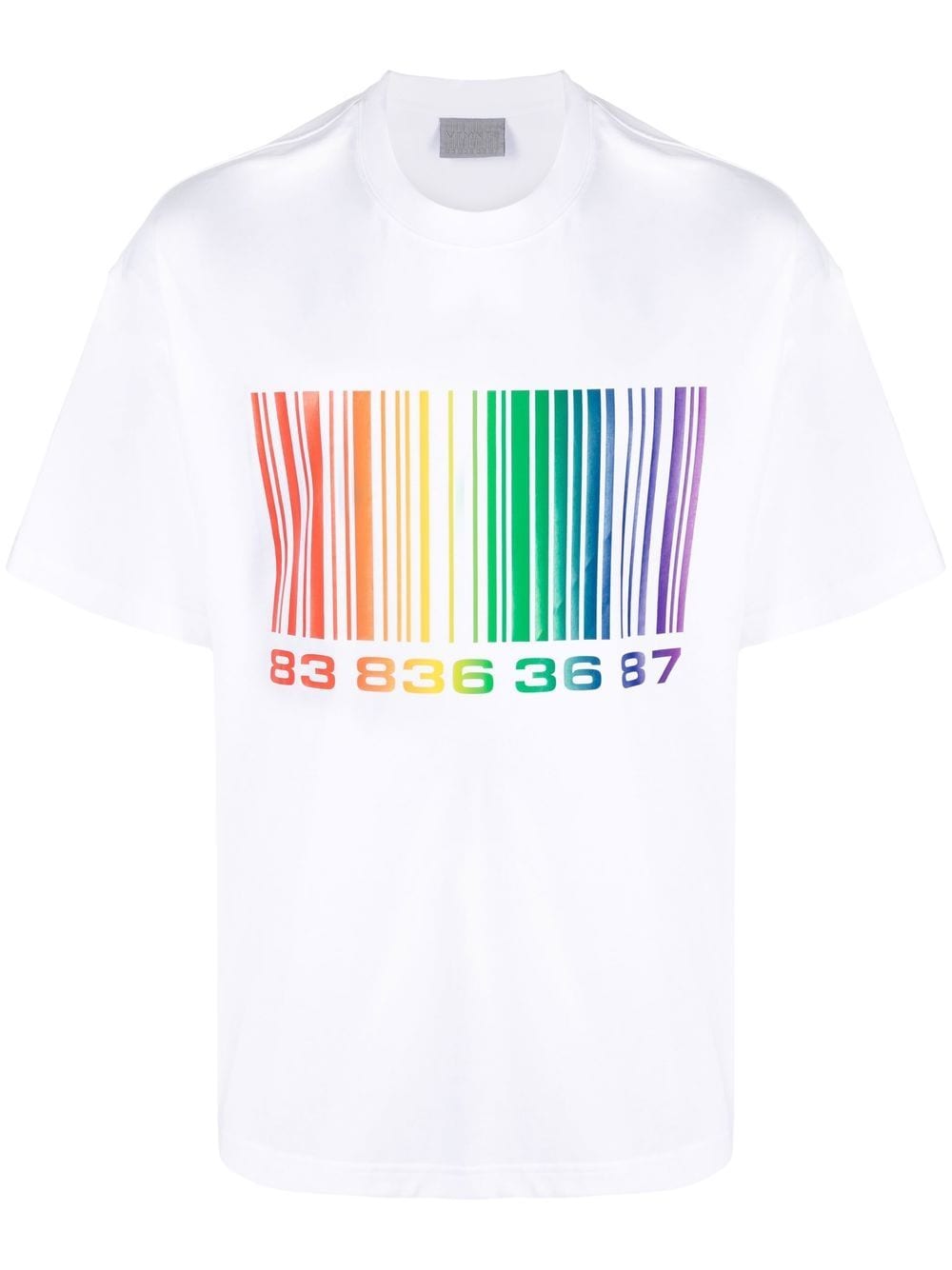 VTMNTS T-Shirt mit Barcode-Print - Weiß von VTMNTS