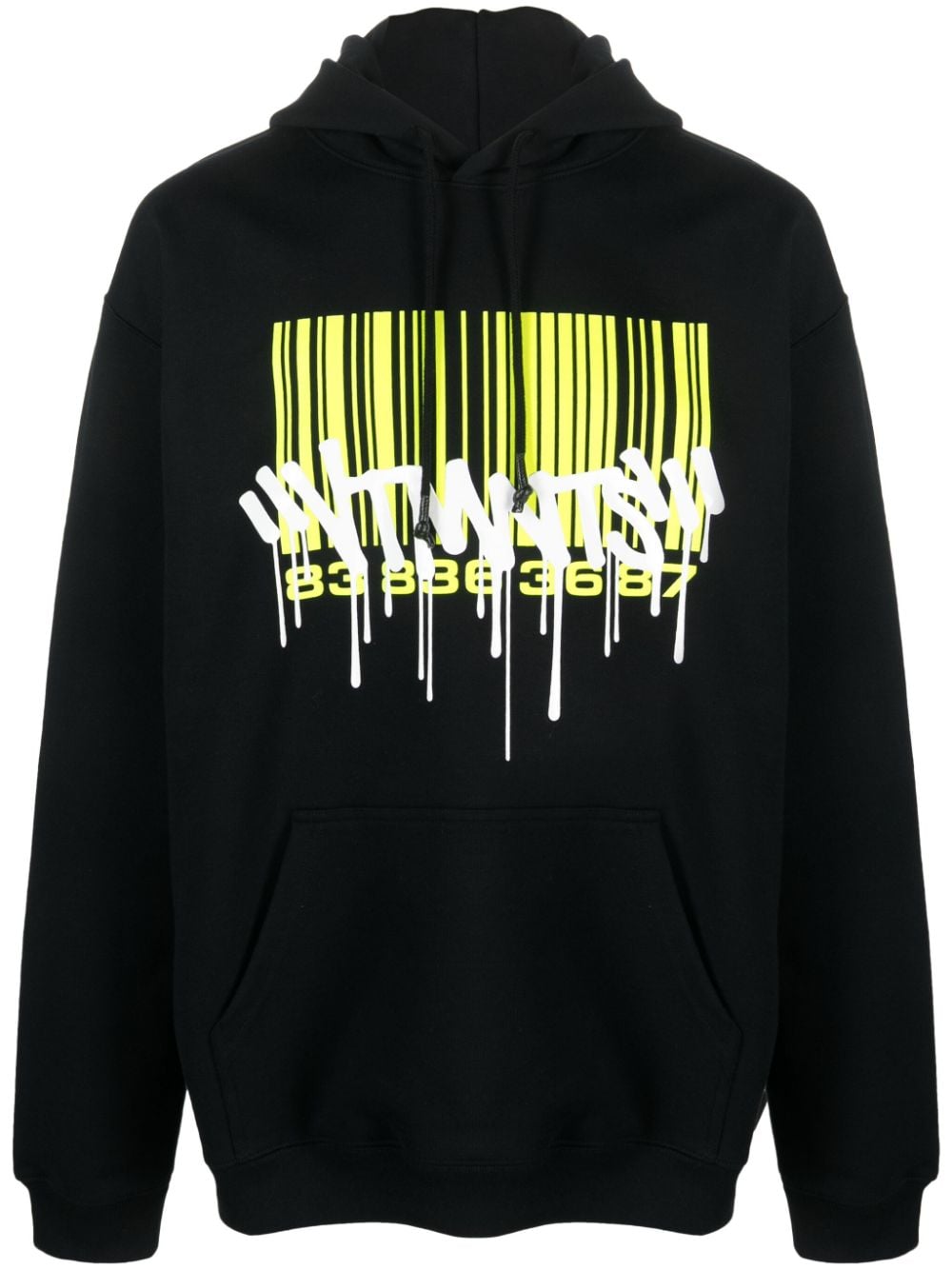 VTMNTS Hoodie mit Barcode-Print - Schwarz von VTMNTS