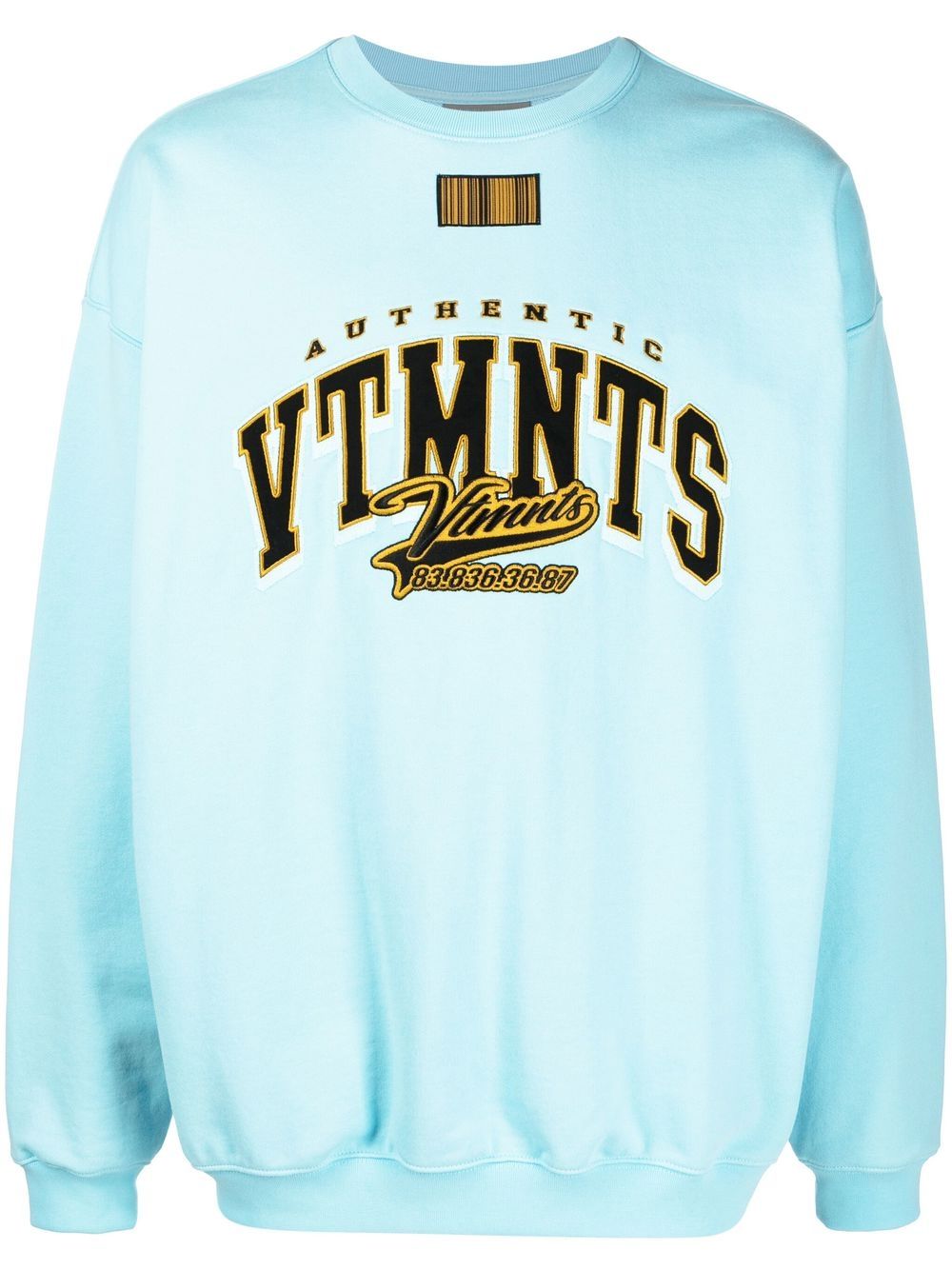 VTMNTS Sweatshirt mit Rundhalsausschnitt - Blau von VTMNTS