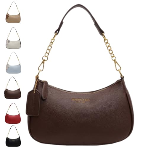 VTYFRY Y2K Umhängetasche für Damen, trendig, Halbmondschulter, Unterarm, kleine Geldbörse, Retro, klassisch, Hobo, Clutch, Handtasche, modisch, Kaffee, Large, Crossbody-Taschen für Damen, trendig VTYFRY Y2K Umhängetasche für Damen, trendig, Halbmondschulter, Unterarm, kleine Geldbörse, Retro, klassisch, Hobo, Clutch, Handtasche, modisch, Kaffee, Large, Crossbody-Taschen für Damen, trendig von VTYFRY
