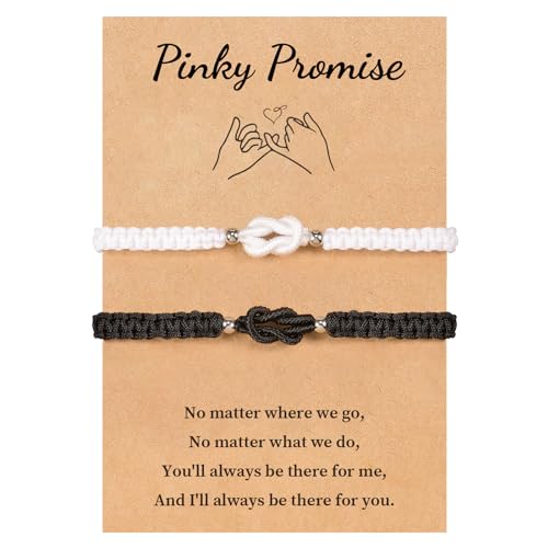 VU100 Partner Armbänd Pärchen Armband Geschenk für Paar Armbänd Kabbalah Glücks Amulett Armband Valentinstag Weihnachten Geburtstag Geschenk für Freund Freundin Ehemann Frau Familie Freunde von VU100
