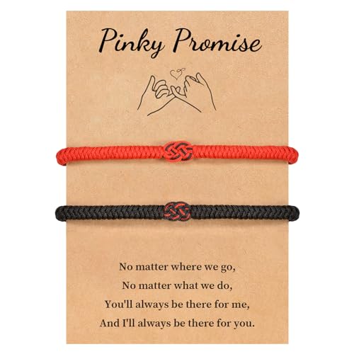 VU100 Partner Armband Pärchen Armband Geschenk für Paar Armband Kabbalah Glücks Amulett Armband Valentinstag Weihnachten Geburtstag Geschenk für Freund Freundin Ehemann Frau Familie Freunde von VU100