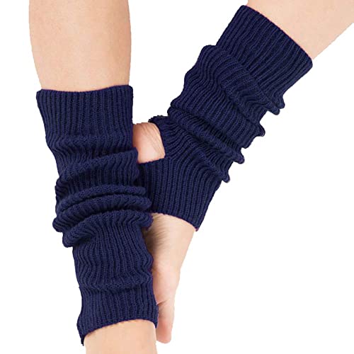 VUCDXOP Tukistore Damen Mädchen Ballettstulpen mit Fersenloch Tanzen Stulpen Ballettstulpen Beinwärmer Ballett Stulpen Legwarmer Armstulpen,Einheitsgröße von VUCDXOP