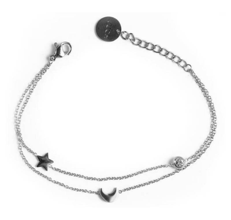 VUCH Armband Modisches Stahlarmband Infinity Silver von VUCH