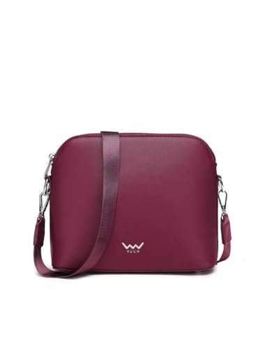 VUCH Unisex Merise Wine Handtasche, Weinrot von VUCH