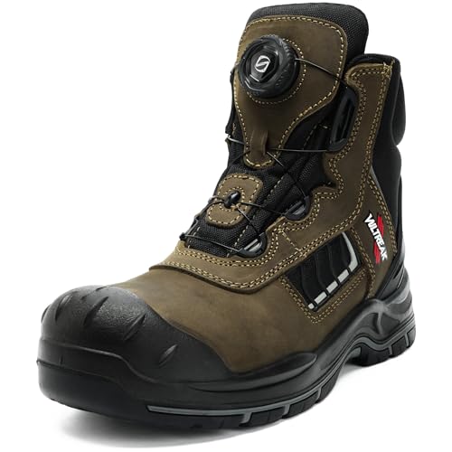 VULTREAK S3 Sicherheitsstiefel, SRC HRO Arbeitsstiefel, Wasserdicht Arbeitsschuhe mit Stahlkappe von VULTREAK