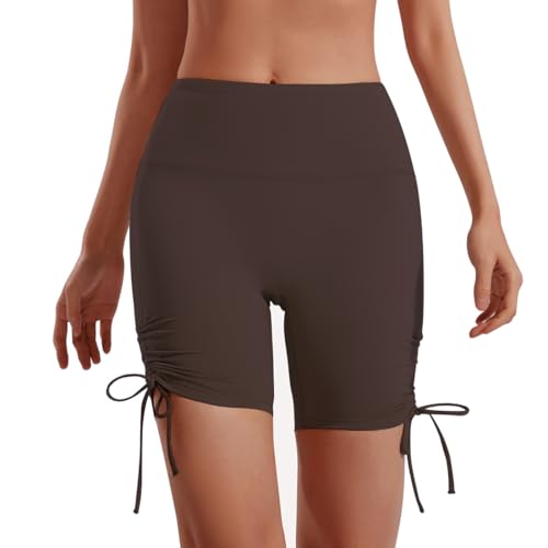 VUTRU Damen Badeshorts Kurze UPF50+ Hohe Taille Badehose Schnell Trocknend Schwimmhose Yogahose Yoga von VUTRU