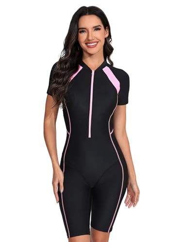 VUTRU Damen Sport Badeanzug Women's One-Piece Swimsuits Sportlicher Einteiler Badeanzug UV-Anzug UPF 50+ Bademode von VUTRU