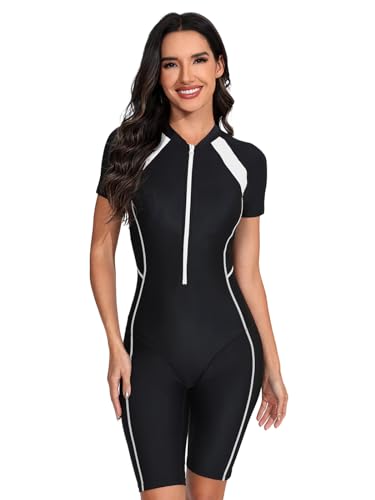 VUTRU Damen Sport Badeanzug Women's One-Piece Swimsuits Sportlicher Einteiler Badeanzug UV-Anzug UPF 50+ Bademode von VUTRU