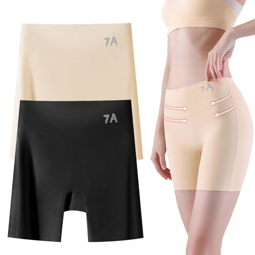 VVAULT Choosemuc Unterwäsche Ice Silk Panties 7A Damen Hohe Taille 3 in 1 Ice Silk Unterwäsche Unsichtbare Nahtlose Panty, 2 Stück - 3, XL VVAULT Choosemuc Unterwäsche Ice Silk Panties 7A Damen Hohe Taille 3 in 1 Ice Silk Unterwäsche Unsichtbare Nahtlose Panty, 2 Stück - 3, XL von VVAULT
