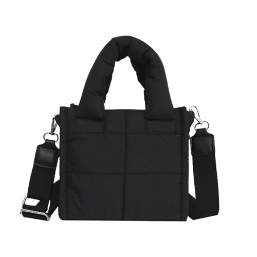 VVAULT Kleine Tragetasche für Damen, leicht, mit Reißverschlussfächern, Crossbody-Tasche für Reisen, Arbeit, Uni, Schwarz , 1 VVAULT Kleine Tragetasche für Damen, leicht, mit Reißverschlussfächern, Crossbody-Tasche für Reisen, Arbeit, Uni, Schwarz , 1 von VVAULT