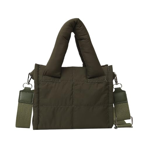 VVAULT Kleine Tragetasche für Damen, leicht, mit Reißverschlussfächern, Crossbody-Tasche für Reisen, Arbeit, Uni, armee-grün, 1 VVAULT Kleine Tragetasche für Damen, leicht, mit Reißverschlussfächern, Crossbody-Tasche für Reisen, Arbeit, Uni, armee-grün, 1 von VVAULT