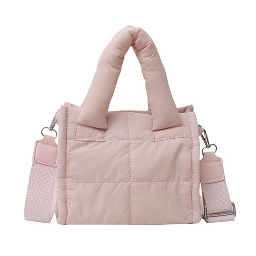 VVAULT Kleine Tragetasche für Damen, leicht, mit Reißverschlussfächern, Crossbody-Tasche für Reisen, Arbeit, Uni, rose, 1 von VVAULT