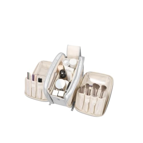 VVAULT Mehrzweck-Stand-Make-Up-Tasche， wasserdichte, Tragbare Kosmetiktasche Mit Vertikaler Öffnung Und Platz Für Pinsel Und Spiegel, Reise-Make-Up-Organizer von VVAULT