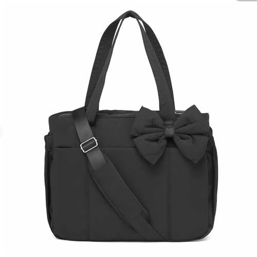 VVAULT Tragetasche mit Schleife, Reißverschluss und Fächern, geschwollene Arbeits-Handtasche, Reise-Schulter-Tragetasche mit leichtem Reißverschluss für Lehrer, Krankenschwestern, Fitnessstudio, für VVAULT Tragetasche mit Schleife, Reißverschluss und Fächern, geschwollene Arbeits-Handtasche, Reise-Schulter-Tragetasche mit leichtem Reißverschluss für Lehrer, Krankenschwestern, Fitnessstudio, für von VVAULT