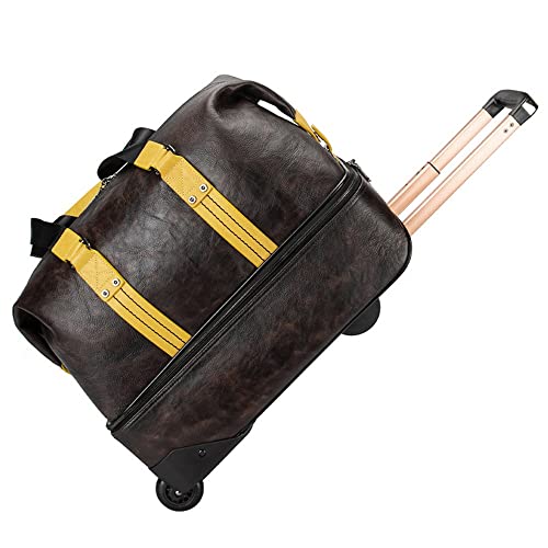 VVHUDA Trolley Koffer Reisetasche Herren Große Kapazität Gepäcktasche Boarding Bag Handreisetasche Business Tasche (Farbe: B, Größe: 50 * 27 * 35 cm) Kleines Geschenk, B, 50*27*35cm von VVHUDA