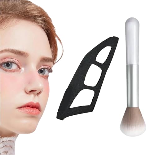 VVQWCY Lidschatten Tool, Lidschatten Schablonen für die Augen, Lidschatten Assistent, Lidschatten Make up Tool für Anfänger, Wiederverwendbare Lidschatten Anleitung, Schnelle Make up Schablonen von VVQWCY