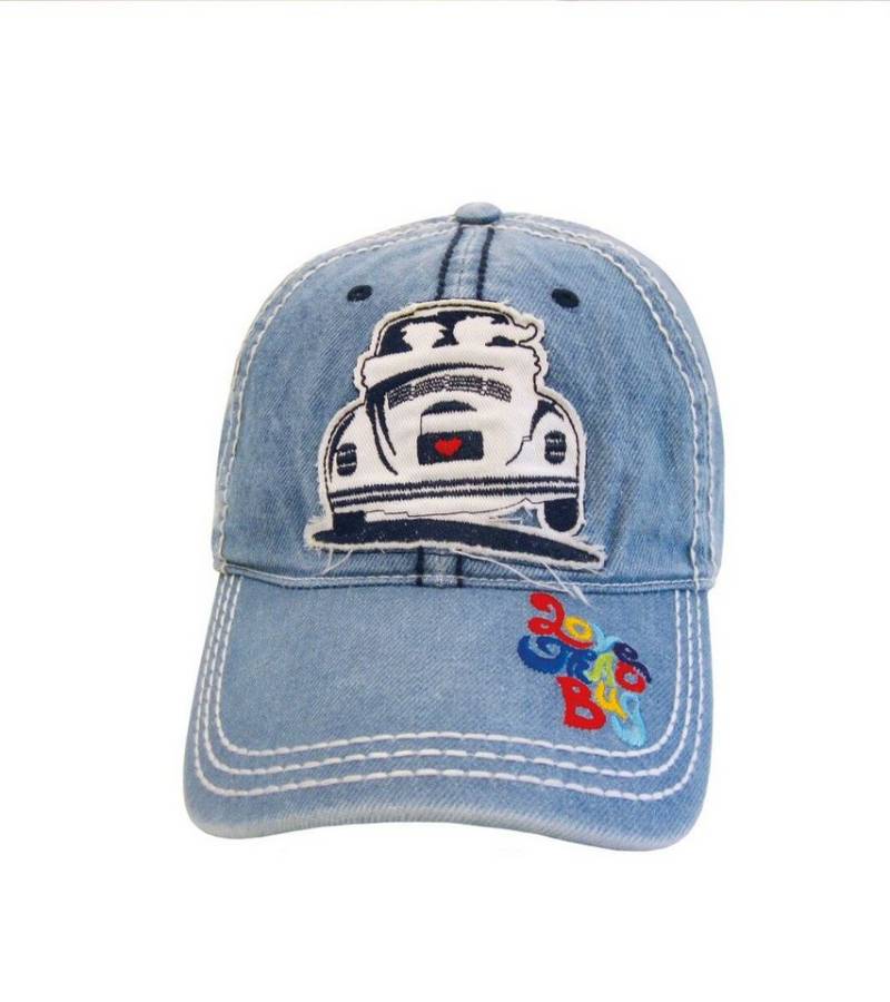 VW Collection by BRISA Baseball Cap Volkswagen Kappe "Love that Bug" blaue Kopfbedeckung mit Käfer Motiv von VW Collection by BRISA