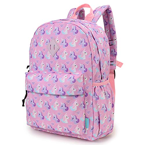 VX VONXURY Kinderrucksäck, Leicht Schulrucksack für Jungen & Mädchen, kindergartenrucksack jungen mit Vorderer Brustschnalle von VX VONXURY