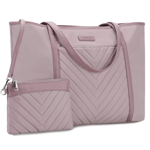 VX VONXURY Handtasche Damen Mittelgroß Laptoptasche 15,6 Zoll Arbeitstasche Shopper Lehrertasche Schultertaschen für Business Schule Universität Reisen von VX VONXURY