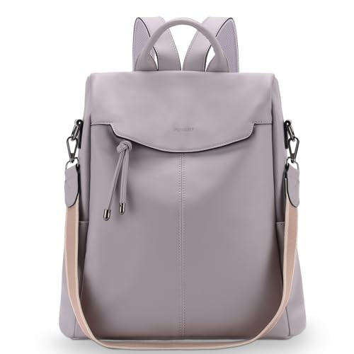 VX VONXURY Rucksack Damen Elegant, Anti-Diebstahl Cityrucksack Pu Leder Offene Rückentasche Wasserdicht Reiserucksack 2 in 1 Handtasche für Schule Arbeit Freizeit von VX VONXURY