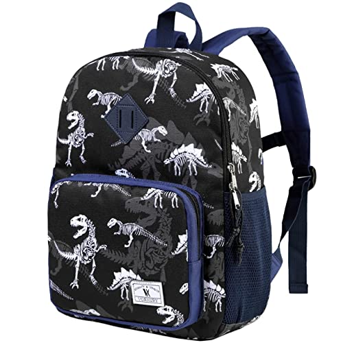 VX VONXURY Schulrucksack, Convertible Vorschule Kleinkind Jungen Bookbag Passt A4 Ordner (Blue Shark) von VX VONXURY