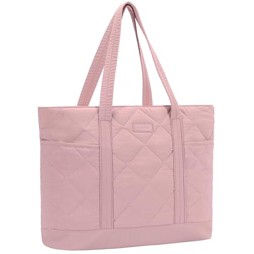 VX VONXURY Shopper Tasche Damen Tote Bag, Puffer Handtasche Mittelgroß Gesteppte Schultertasche für Arbeit Shopping Schule Universität von VX VONXURY